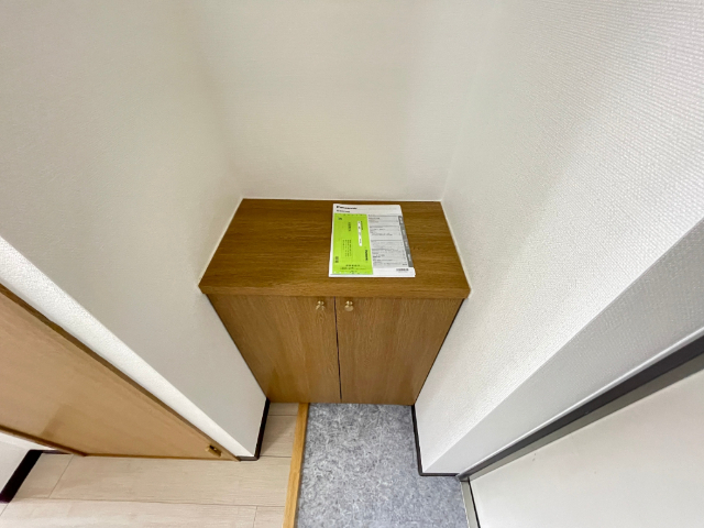 玄関　シューズボックス付き玄関です