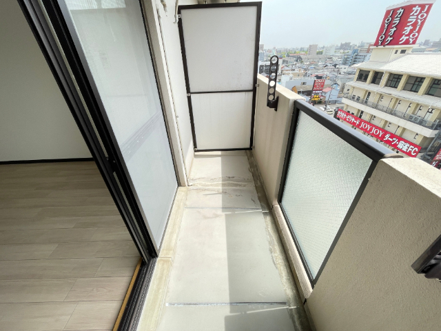 バルコニー　ゆったりとしたバルコニー