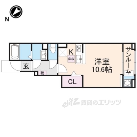 カシェットの間取り