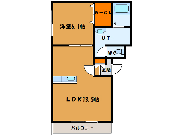 函館市青柳町のマンションの間取り