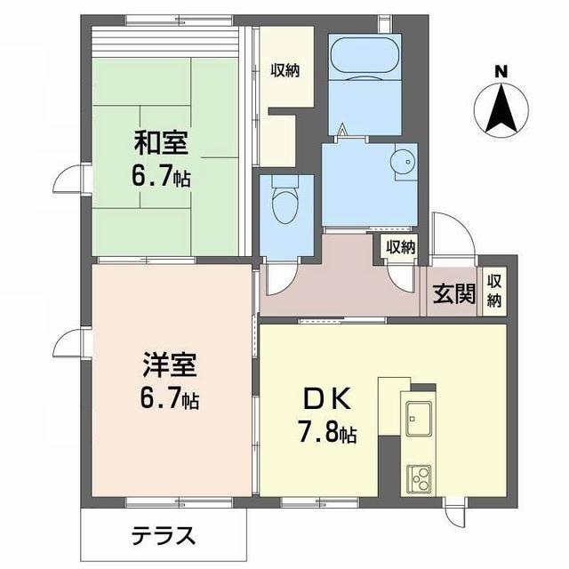 ファミ－ル吉川の間取り