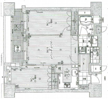 大阪市北区西天満のマンションの間取り