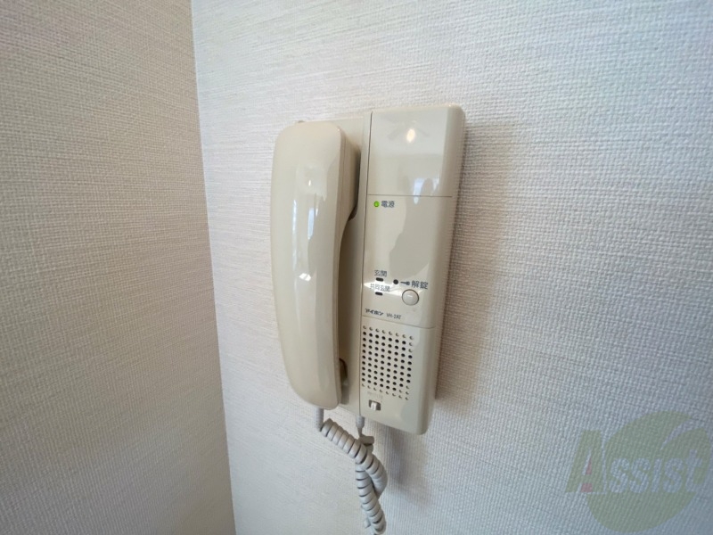 セキュリティ　インターホンは通話ができるので急な訪問があっても安心です。