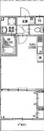 千葉県八千代市大和田新田（マンション）の賃貸物件の間取り