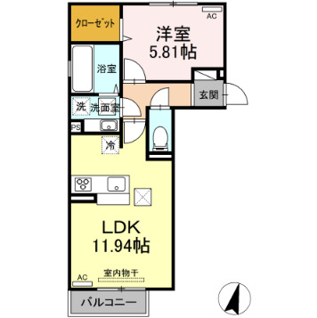 サニーハイツの間取り