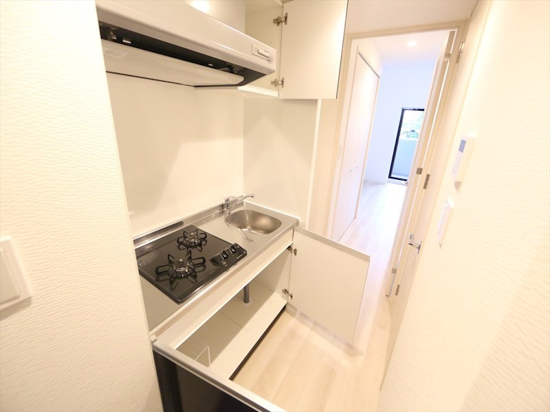 キッチン　システムキッチン（ガス2口コンロ付）