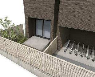 駐車場　※完工前イメージ