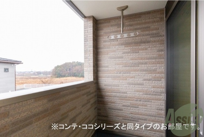 バルコニー　こちら建築中の物件となり、イメージ画像になります。