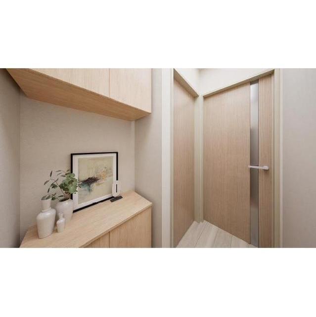 玄関　建築中　イメージです