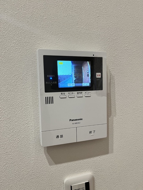 セキュリティ　☆来訪者を確認できて安心☆ＴＶモニタ付ドアホン☆