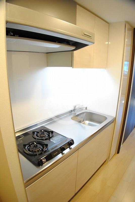 キッチン　レジュールアッシュ心斎橋VITA　ガス2口システムキッチン