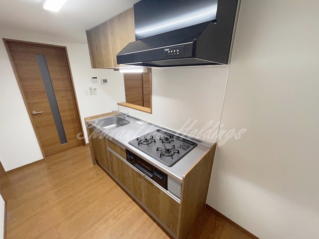 キッチン　ガス3口システムキッチン♪