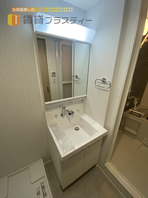 洗面設備　洗面化粧台です。