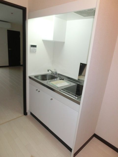 キッチン　コンロ１口システムキッチン