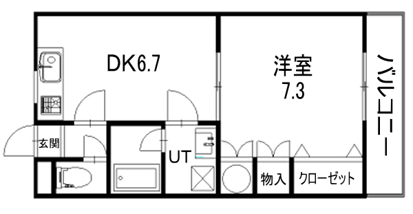 ハイツグリンサイド3の間取り写真