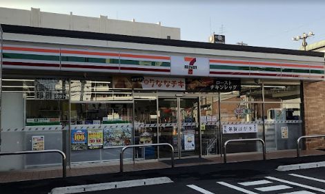 コンビニ　セブンイレブン 東住吉中野2丁目店（コンビニ）まで376m