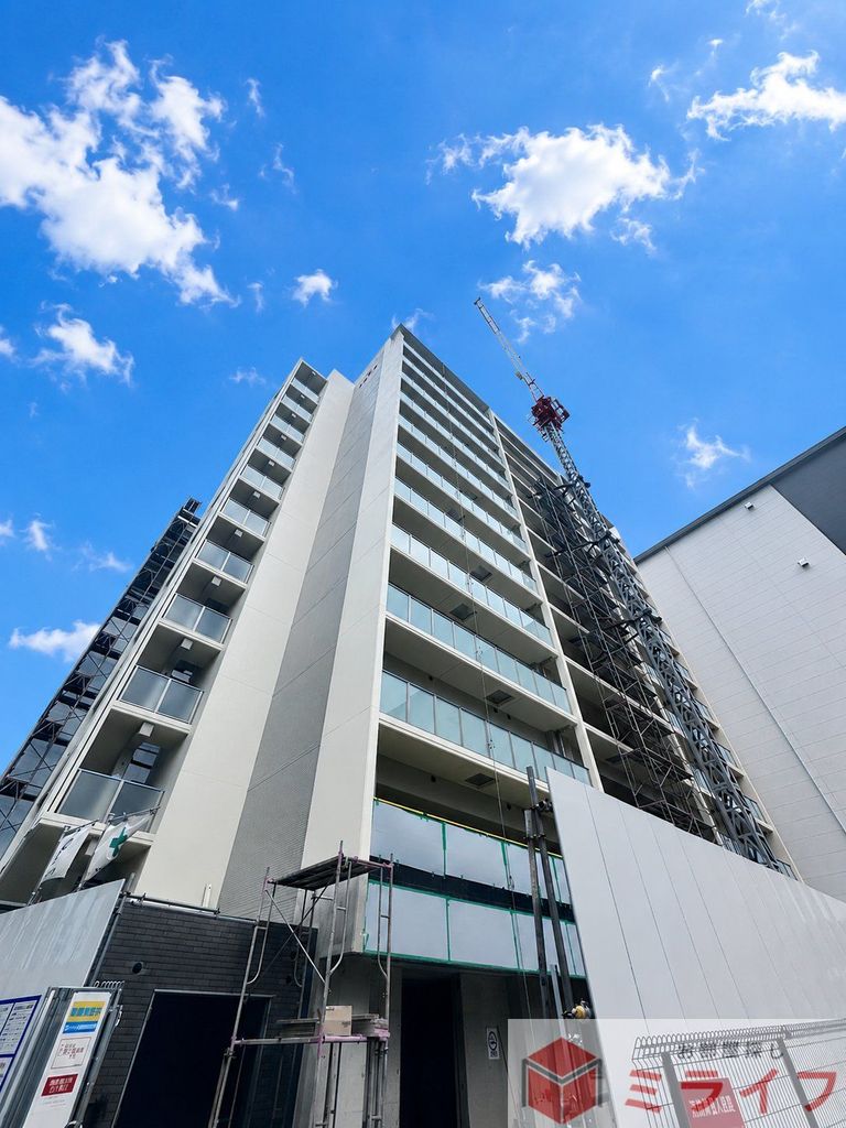 建物外観　7月3日入居開始です。