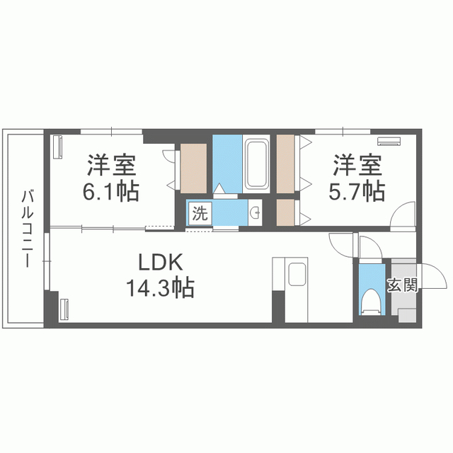 グランドール糸島中央の間取り写真