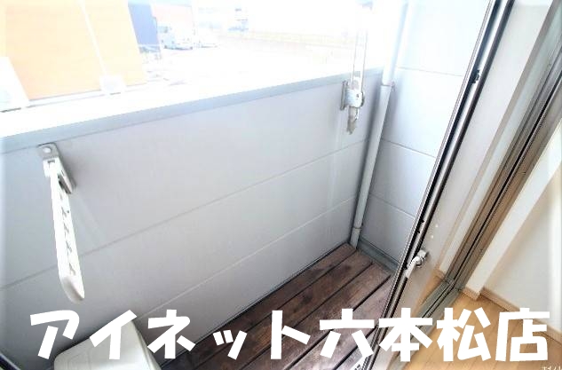 バルコニー　お洗濯ものはこちらで