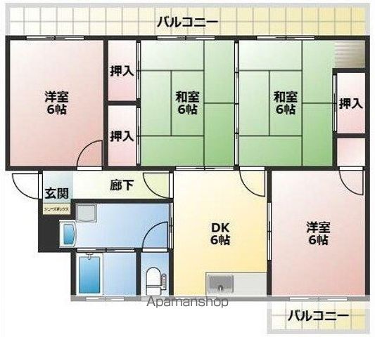 望洋マンションの間取り写真