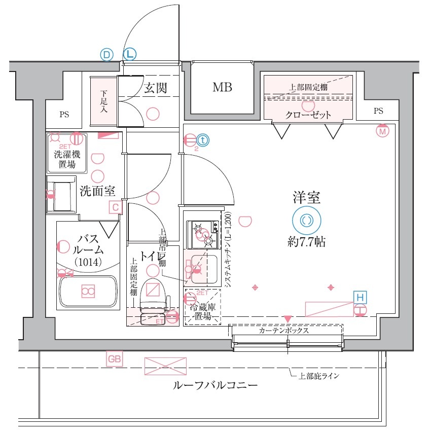 クレヴィスタ戸田の間取り写真