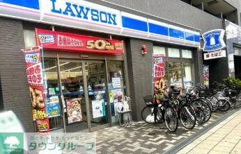 コンビニ　ローソン浪速警察署前店（コンビニ）まで70m