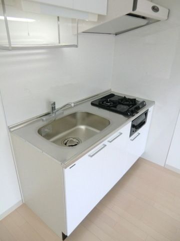 キッチン　２口グリル付システムキッチン