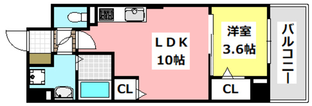 サンプラザ茨木の間取り写真