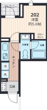 ディアコート新小岩の間取り写真