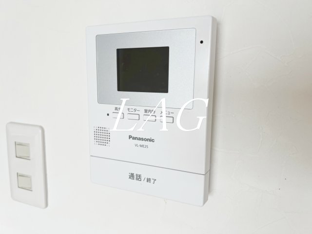 セキュリティ　モニター付インターホンです。
