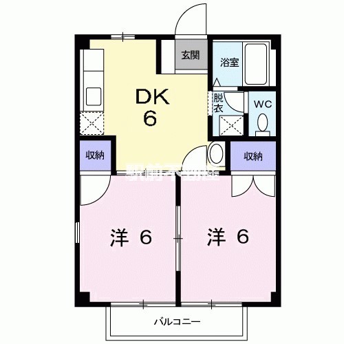 六田アパートHAMADAの間取り写真