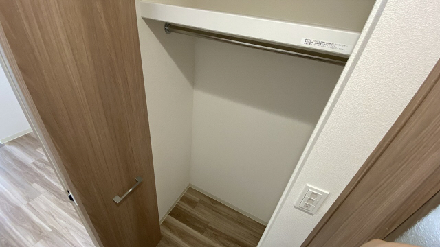 収納　収納のためのスペースです