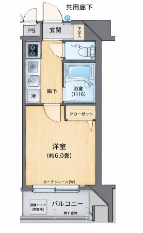 プレール大森EASTの間取り写真