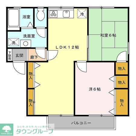 アークヒルズ Aの間取り写真