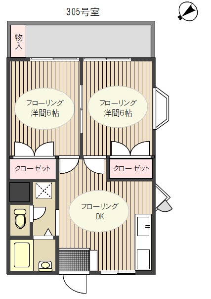 アルビヨンの間取り写真