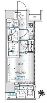 アーリアシティ川崎の間取り写真