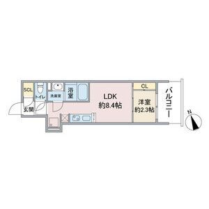 スリーアイランドタワー泉高岳の間取り写真