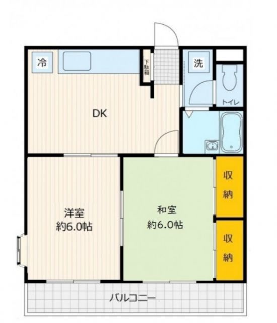 エステート小山第一の間取り写真