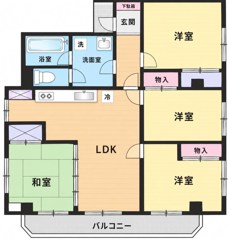 岩瀬ビルの間取り写真
