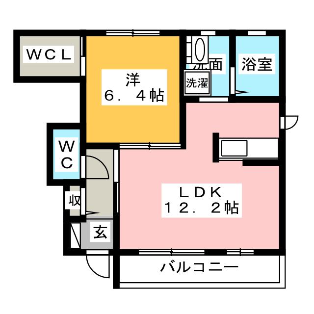 クレアスTM Bの間取り写真