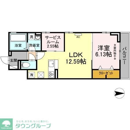 アナシエ西伊興の間取り写真