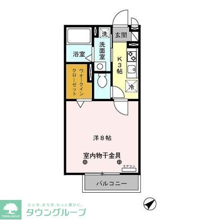 クレセールの間取り写真