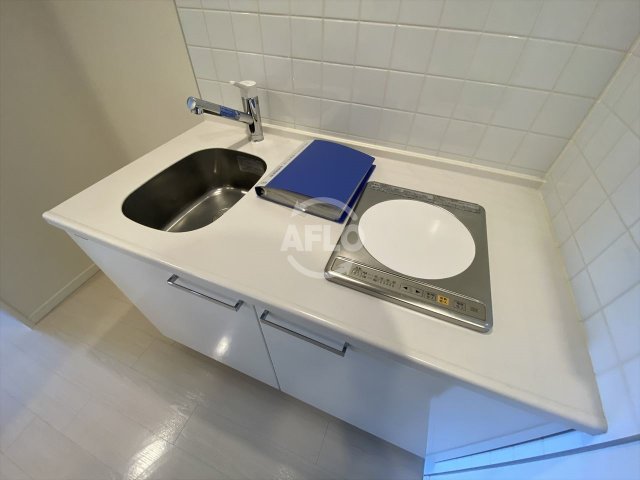 キッチン　レオンコンフォート谷町六丁目　1口IHシステムキッチン