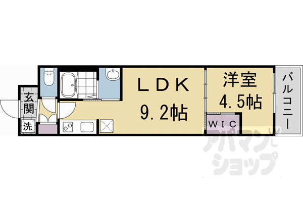 スワンズ京都東寺ガーデンの間取り写真