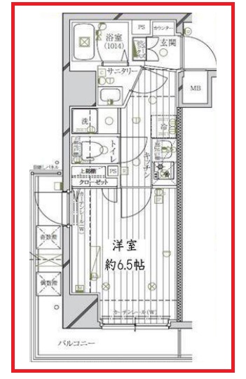 レガリス北千住の間取り写真