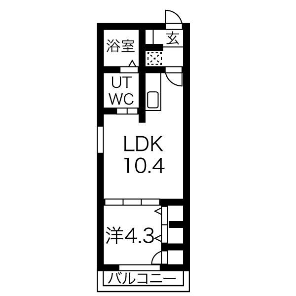 地下鉄谷町線 平野駅 徒歩6分 3階建 築10年の間取り写真