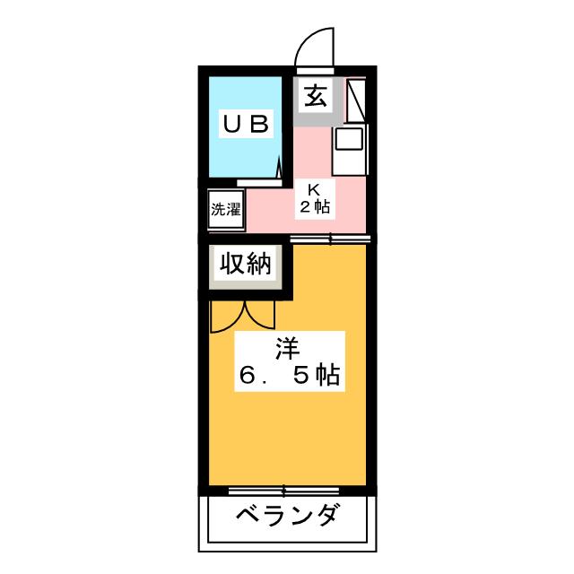 桜の木ハイツの間取り