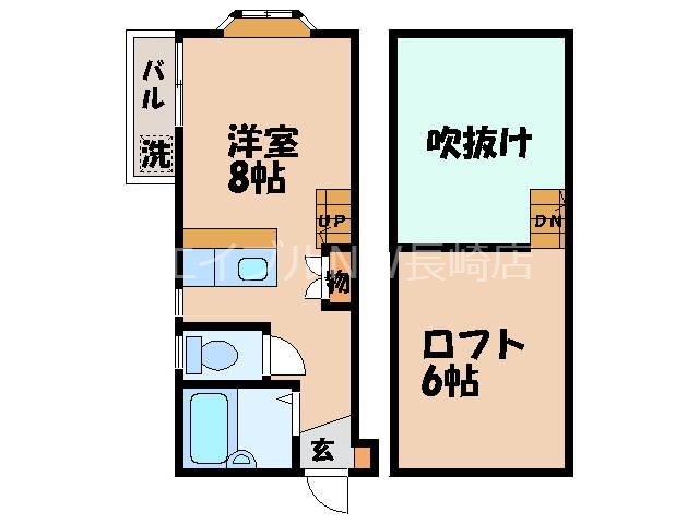 カーサヴェルデ梁川の間取り