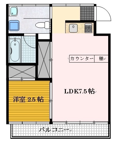 グリーンハイツ石田の間取り