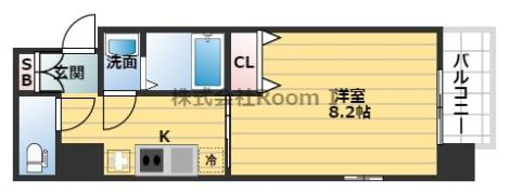 レジデンス上町台の間取り